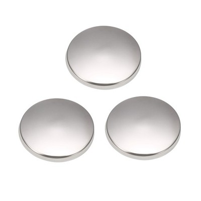 Basin Sink Click Plastic 35mm Diameter Push Button Drain Stopper 3Pack