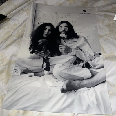 John Lennon And Yoko- Apple Think Different Ad Campaign-11x17 Poster