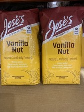 2 Bags Jose’s Vanilla Nut Whole Bean Coffee 3 Lbs Each Bag 12.66 per pound