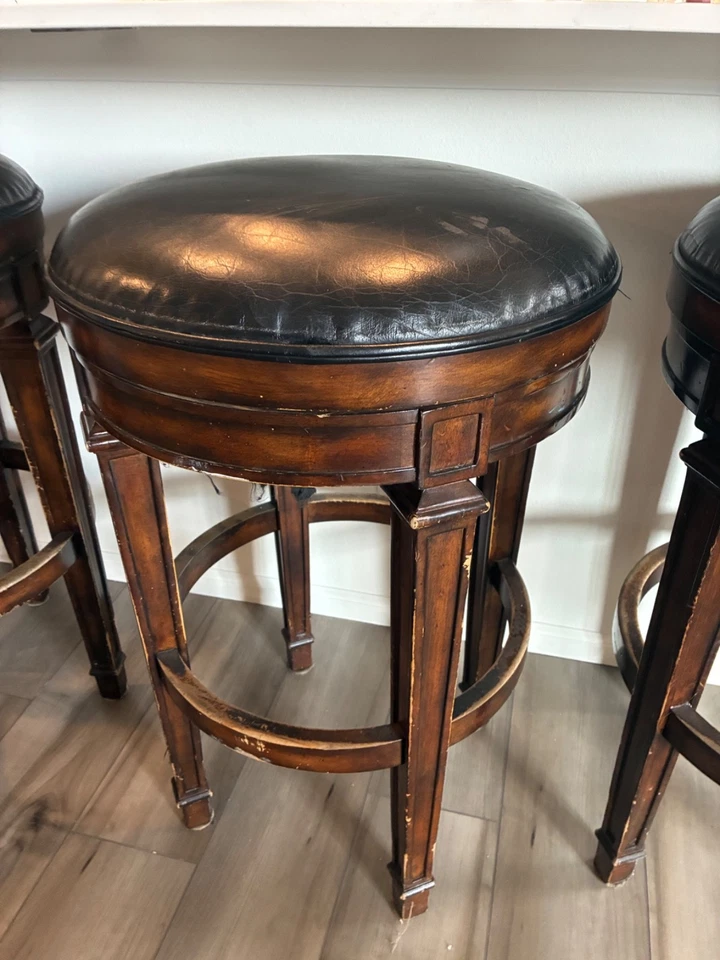 Taburetes de puerta delantera raros vintage Foto 2 de 2