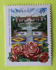 Canada  40  cent stamp 1991  MNH sc # 1314 Public Gardens Montreal Botanical