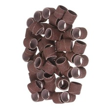 50 Pack Sanding Drums 1/2 Inch Mini Sanding Sleeves 120 Grit Sanding Bands