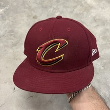 Cleveland Cavaliers New Era 9Fifty NBA OS Snapback Hat Burgundy