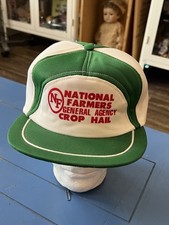 Vintage National Farmers General Agency Crop, Hail Snapback Farm Hat
