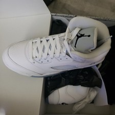 Air Jordan Retro 5 Og Gs Hq7980 103 White/bla...