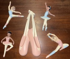 Vintage Burwood and Homco Ballerina Wall Hangings, Set of 5
