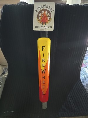 Rare Fire Wheel Brewing Co. Beer Tap Handle Rowlett Texas 