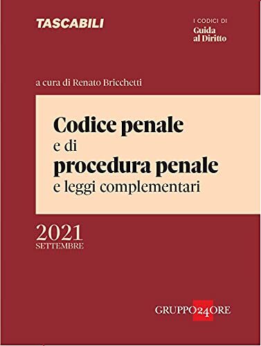 Libri Codice Penale E Di Procedura Penale. Settembre 2021
