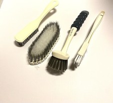 Set of 4 Cleaning Brushes - Multi-Surface, Durable, Household Scrub Brushes