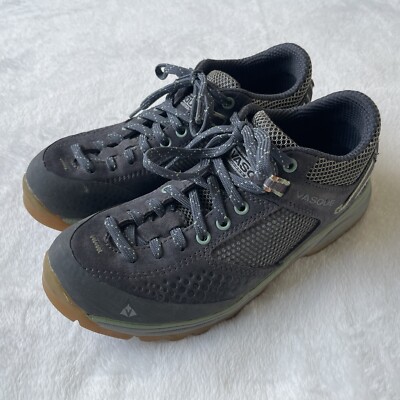 Vasque Grand Traverse Trail Hiking Shoes Vibram Soles Womens 7 Gray Lightweight