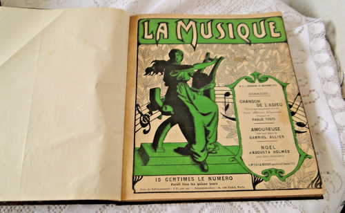 Livre reliure de 14 revues mensuelles LA MUSIQUE partitions piano paroles - Picture 8 of 20