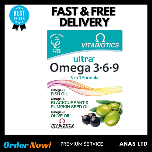 Vitabiotics Ultra Omega 369 Nutritional Supplements Capsules from