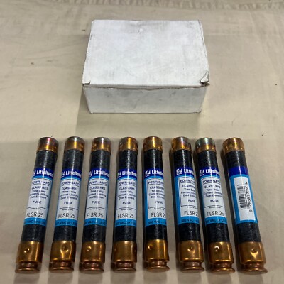 8 Littelfuse Class RK5 Fuse 25A 600VAC/300VDC FLSR025 | eBay