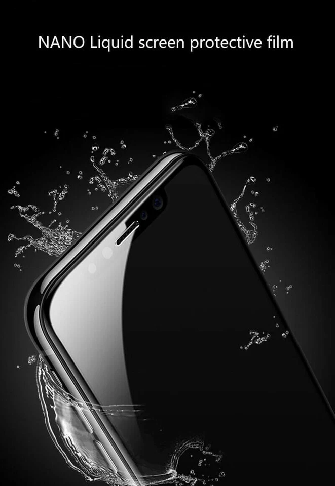 NANO Liquid Glass Hydrophobic Screen Protector 9H Invisible Wipe-On 3D Universal - Image 2 of 4