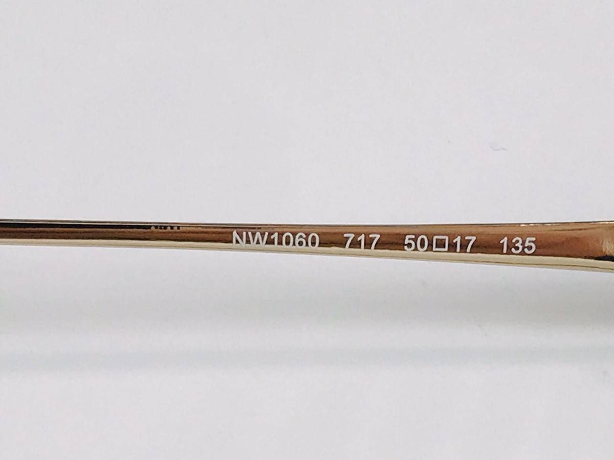 New Nine West NW 1060 717 Gold Eyeglasses 50mm with Case NINE WEST NW 1060 717 GOLD BROWN AUTHENTIC EYEGLASSES FRAMES  main image 4