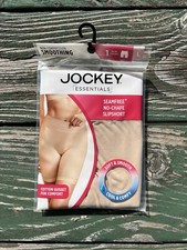 JOCKEY Essentials Women  s L Slip-Short Smoothing Seamfree No-Chafe   Light