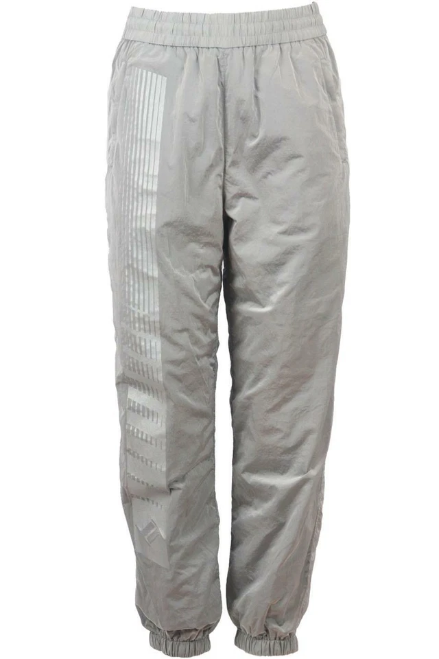 T BY ALEXANDER WANG STRIPED SHELL TRACK PANTS XSMALL