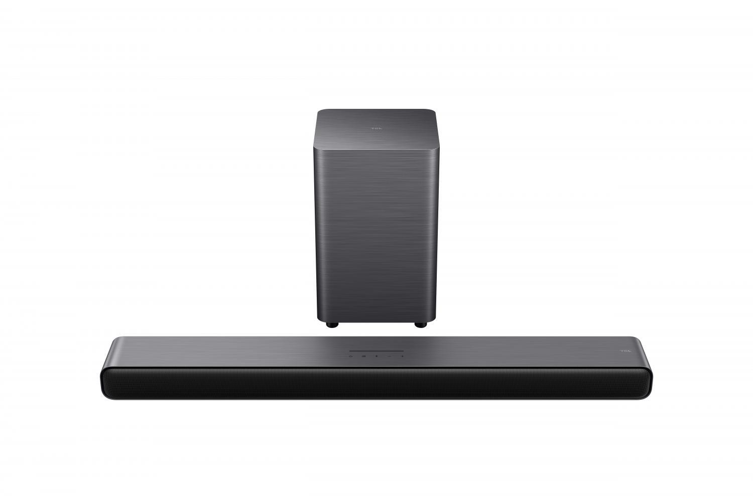 TCL Soundbar Wireless Bluetooth 2.1 Canali 220 Watt con Subwoofer Nero S55HE