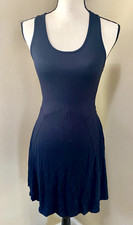 LOVE TREE Los Angeles Black Sleeveless Racerback Mini Skater Dress Women's S