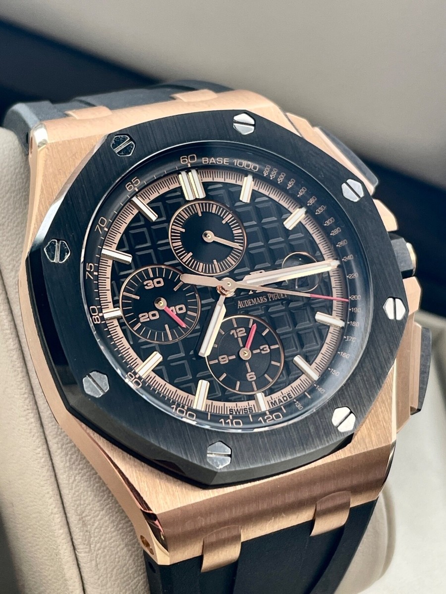 Montre Audemars Piguet Royal Oak Offshore Chrono or rose 26401RO