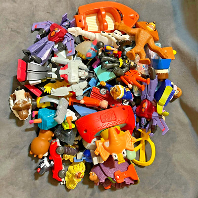 Junk Drawer Mixed Lot Assorted Smalls Toys Trinkets McDonalds 2.7 Lbs.  *AS IS*