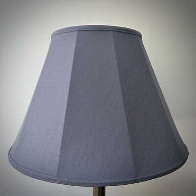 Zinngrau Moderner Lampenschirm Nachttisch Stehlampe Deckenleuchte Clip On