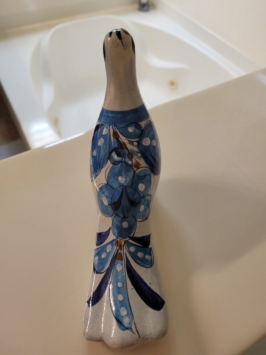 工芸品 Tonala pottery bird mexican-tonala-pottery-hand-