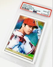 2020 Topps Game Within The Game Shohei Ohtani Art By Paul Jennis PSA 10 Nice Gem