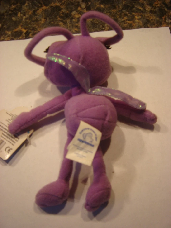 NUEVO Peluche Púrpura Applause A Bug's Life 7" con etiqueta Foto 2 de 4