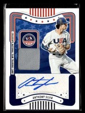 2024 Panini Stars & Stripes USA Anthony Silva Jersey Relic Auto Cubs U4885