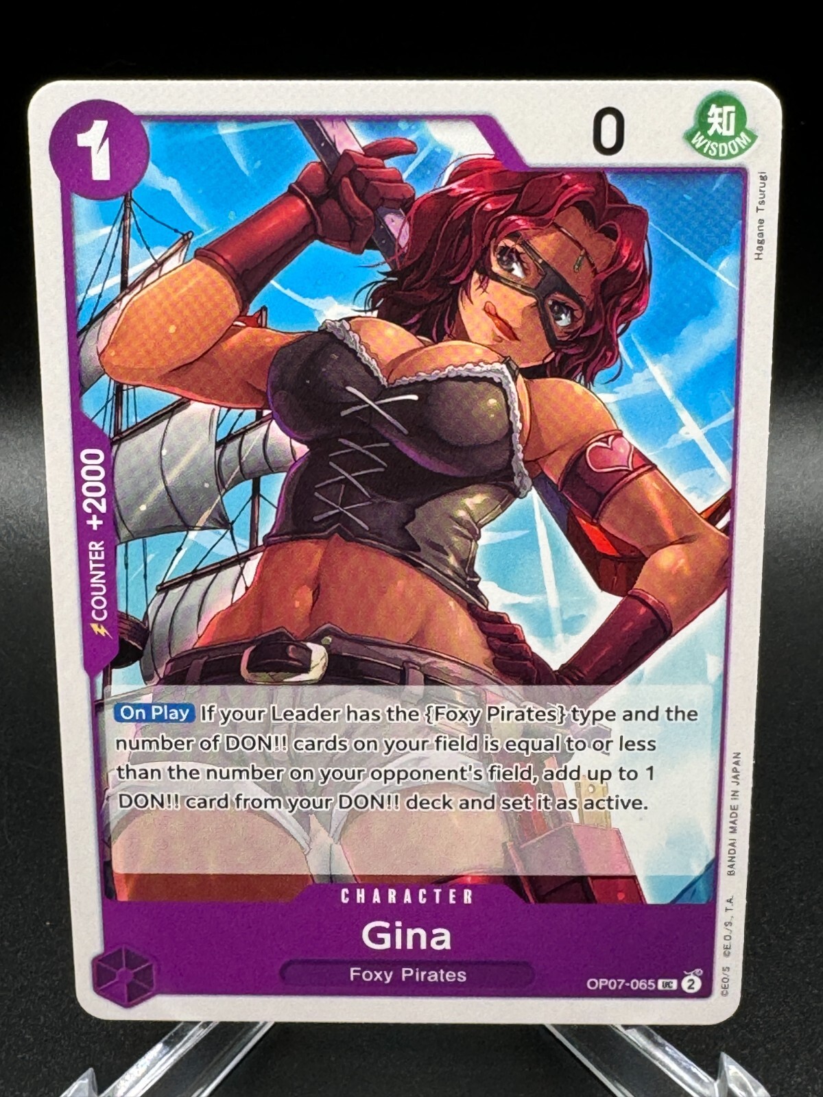 Gina OP07-065 UC One Piece 500 Years in the Future English Card