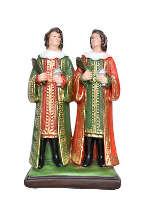 Saint Cosmas and Damian Resin Statue 25 cm (9.84'') - Made in Italy-