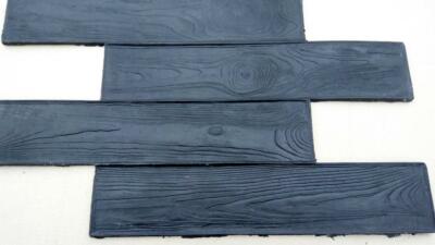 Stone Decorative ''Deck'' Concrete Cement Imprint Texture Stamp Mat Silicone 