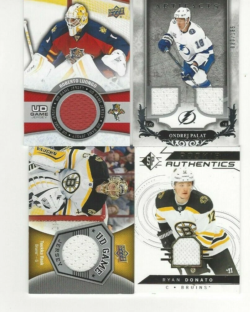 2016 17 Upper Deck Game Jerseys GJTR Tuukka Rask Boston Bruins eBay