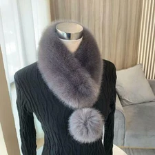 New Fashion Women Winter Faux Fur Scarf Collar Shawl Cape Wrap Keep Warm