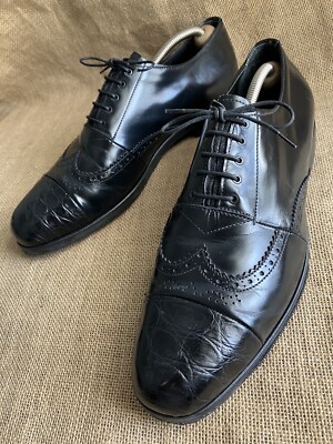 Prada Oxford Men’s Shoes - Size 11 Prada Square Toe Oxfords - Lucky Vintage main image 4