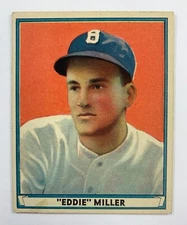 1941 Playball Baseball #1 Eddie Miller 123E-01