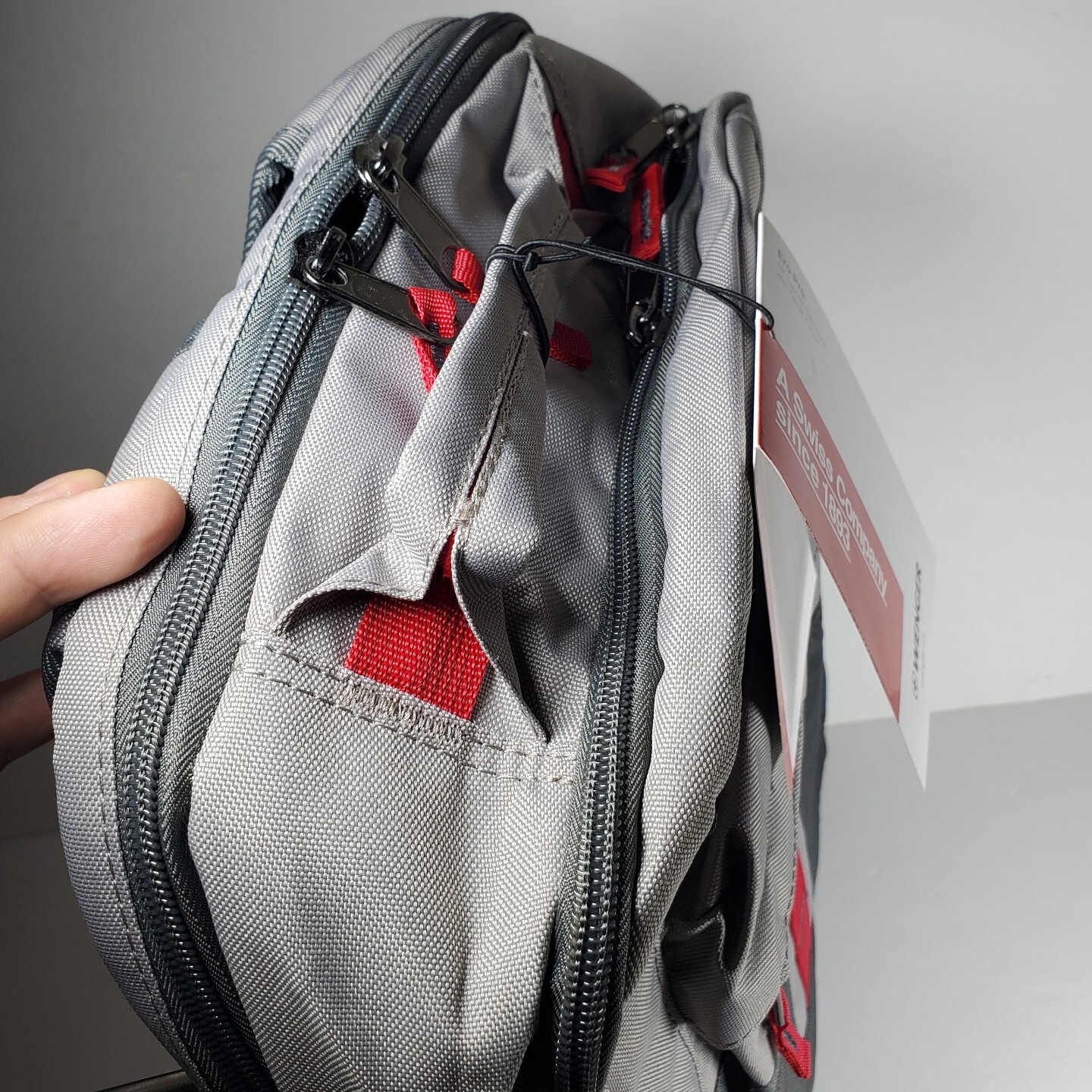 Wenger Swiss Gear Ero Pro 16" Laptop Backpack with Tablet Pocket Gray NWT