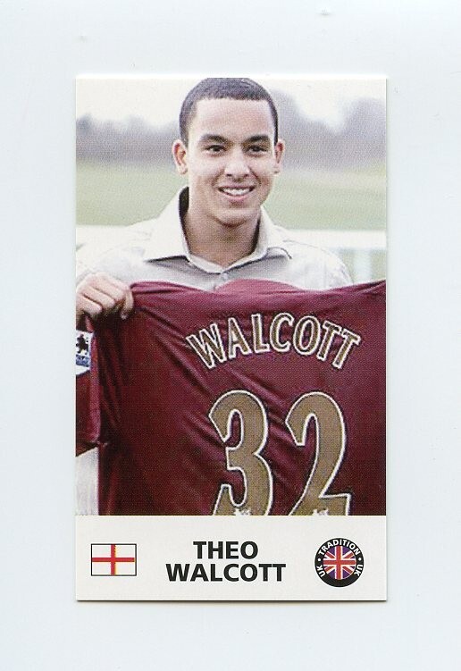 #TN24645 THEO WALCOTT 2006 UK Traditions World Stars Soccer Card