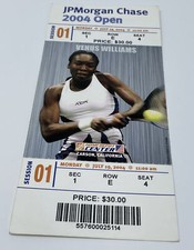 2004 07/19 JP Morgan Chase Tennis Open Session 1 Ticket-Venus Williams