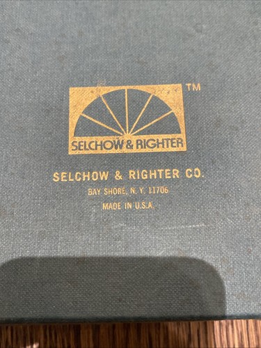 Vintage Scrabble Crossword Game Deluxe Turntable Edition Selchow & Righter 1973 - Picture 17 of 18