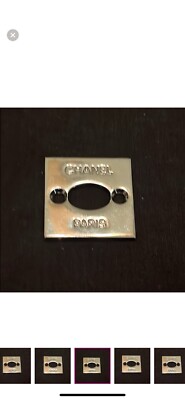 Chanel CC Silver Hardware Plate Replacement | eBay