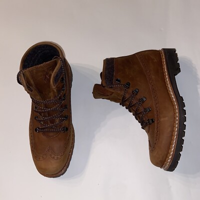 Ventesima Strada Wingtip Brown Suede Hiking Boot Womens Size 43