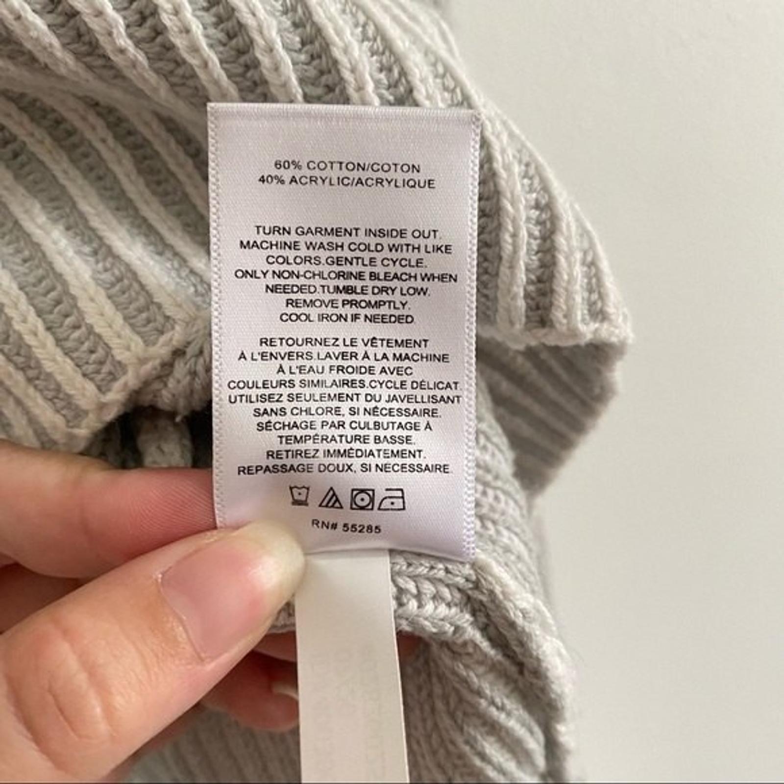 Express Button Shoulder Cuff Sleeve Turtleneck Sw… - image 6