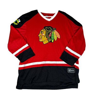 NHL Chicago Blackhawks Home Hockey Jersey Mens Size XL EUC