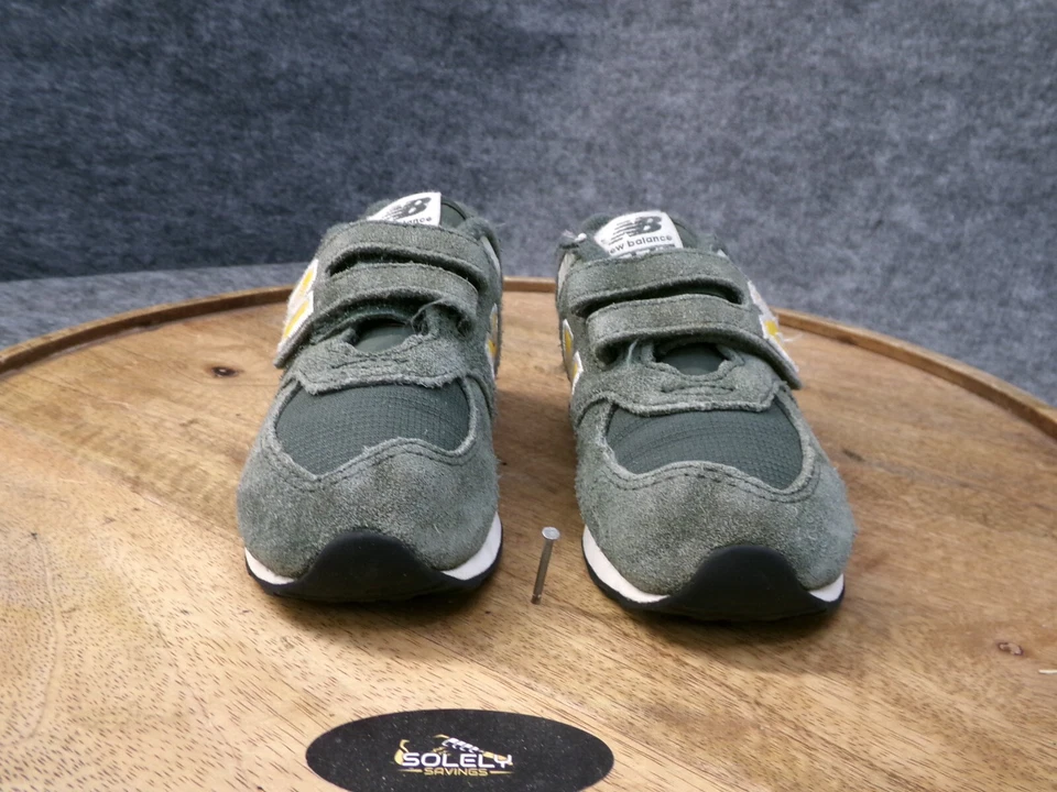 Zapato Deportivo New Balance Infant 574 Sin Cordones Gamuza Verde Talla 8 IV574MP2 Foto 2 de 4