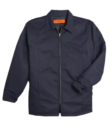 Work Jackets Used Uniform Cintas Unifirst Red Kap Insulated Lined Panel Coat