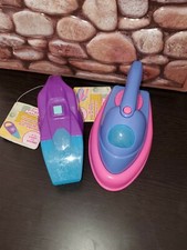 Mini Appliances Toy Iron Playset and Vacuum Playset with Light and Sound Ages3 