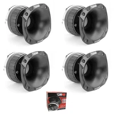 2" 640W 8 Ohm Titanium Compression Driver & Aluminum Short Horn 2 Pair DS18