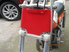 VINTAGE TRIALS MOTORCYCLE NUMBER PLATE